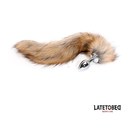 Plug Anal con Cola Marrón 40 cm