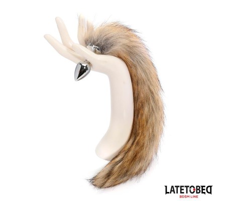 Plug Anal con Cola Marrón 40 cm