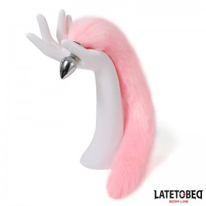 Plug Anal con Cola Rosa 40 cm