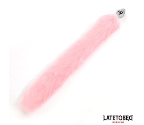 Plug Anal con Cola Rosa 40 cm