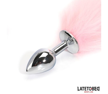 Plug Anal con Cola Rosa 40 cm