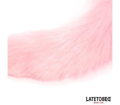 Plug Anal con Cola Rosa 40 cm