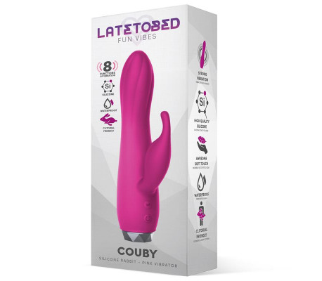 Couby Vibrador de Conejito Silicona Rosa