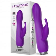 Couby Silicone Rabbit Purple Vibrator