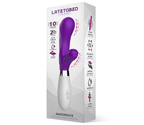 Maverdick Vibrador Silicona Púrpura