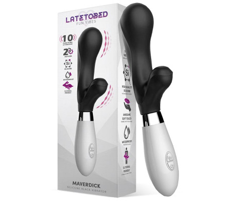 Maverdick Vibrador Silicona Negro