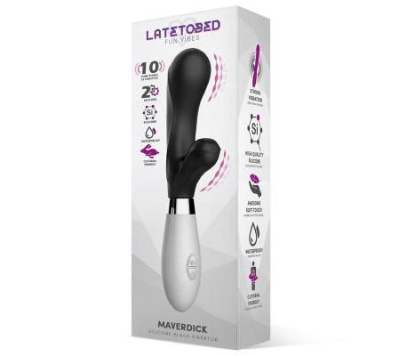 Maverdick Vibrador Silicona Negro