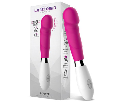 Louver Vibrador Silicona Rosa