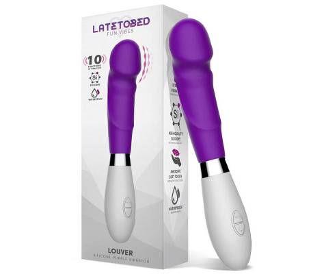 Louver Vibrador Silicona Púrpura