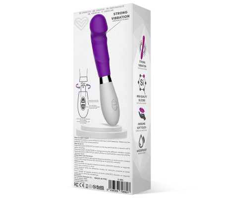 Louver Vibrador Silicona Púrpura