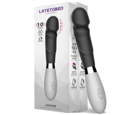 Louver Vibrador Silicona Negro