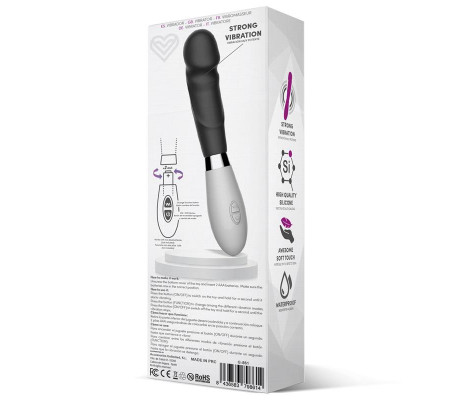 Louver Vibrador Silicona Negro
