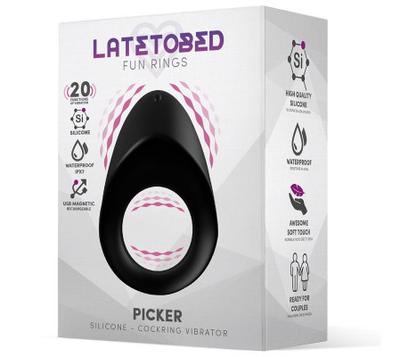 Picker Anillo Vibrador Parejas Silicona