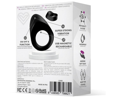 Picker Anillo Vibrador Parejas Silicona