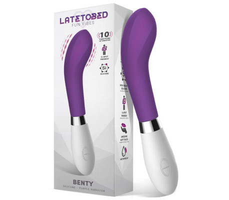 Benty Vibrador Silicona Púrpura