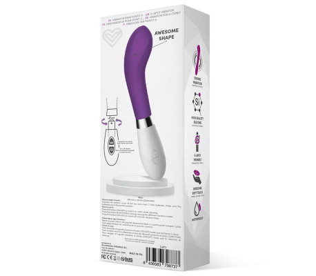 Benty Vibrador Silicona Púrpura