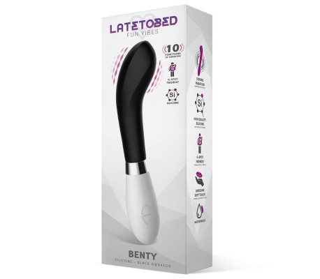 Benty Vibrador Silicona Negro
