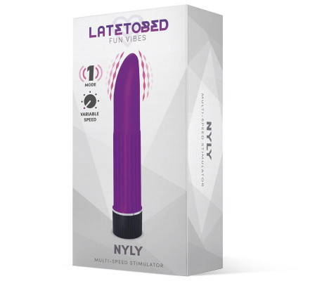 Nyly Estimulador Multi-Velocidad Púrpura