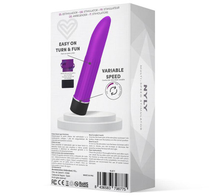 Nyly Estimulador Multi-Velocidad Púrpura
