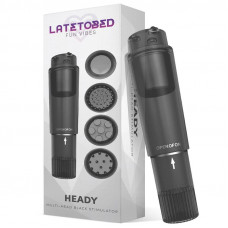 Heady Estimulador con 4 Cabezales Negro