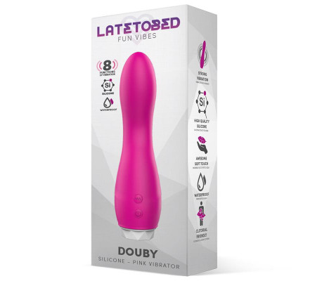 Douby Vibrador Silicona Rosa
