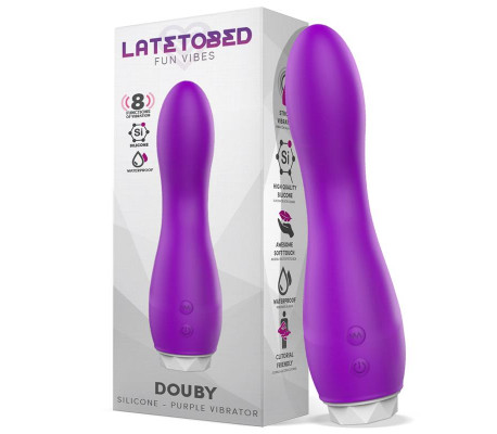 Douby Vibrador Silicona Púrpura