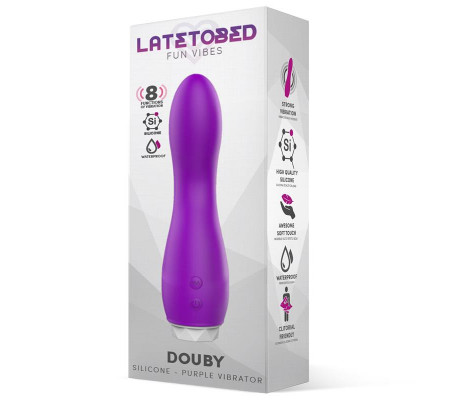 Douby Vibrador Silicona Púrpura