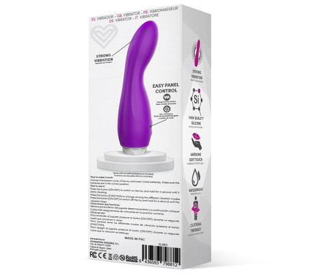 Douby Vibrador Silicona Púrpura