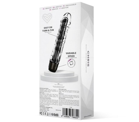Chris Vibrador Multi Velocidad Negro
