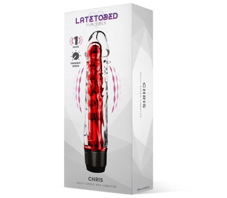 Chris Vibrador Multi Velocidad Rojo