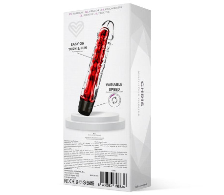 Chris Vibrador Multi Velocidad Rojo
