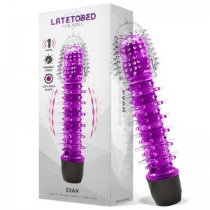 Evan Vibrador Multi Velocidad Púrpura