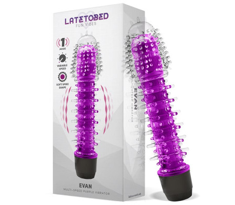 Evan Vibrador Multi Velocidad Púrpura