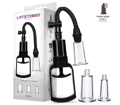 Dupper Bomba Manual para Vagina y Pezones 3 Copas
