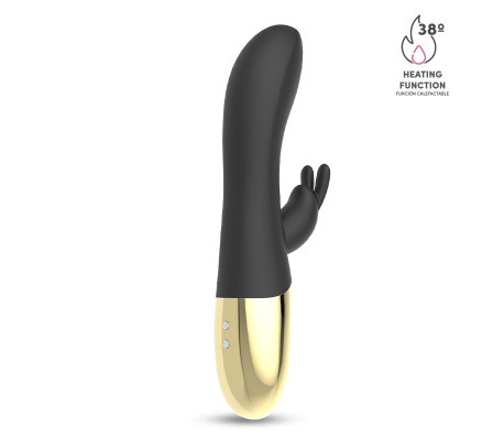 Leums Vibrador Rabbit con Función de Calor Punto G USB Magnético