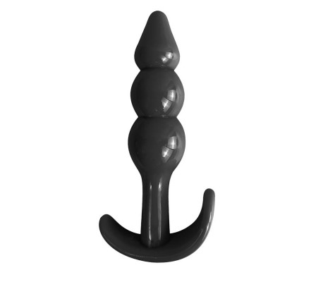 Gevil Plug Anal en Ancla Negro
