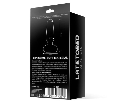 Doon Plug Anal de Silicona Negro