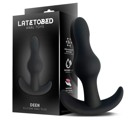 Deen Plug Anal de Silicona Base en Ancla