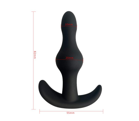 Deen Plug Anal de Silicona Base en Ancla