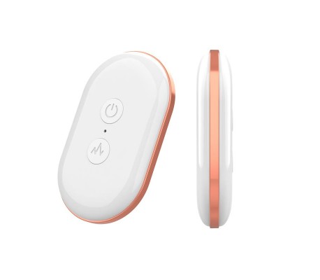 Hiibo Huevo Vibrador con Rotación Control Remoto USB Silicona Rosa