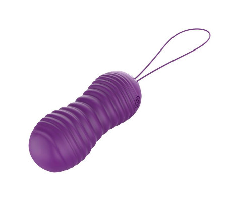 Orio Huevo Vibrador y Movimiento Telescópico Up and Down Control Remoto Púrpura