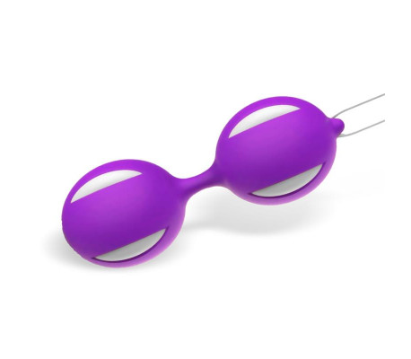 Misha Bola de Kegel Doble Silicona Púrpura