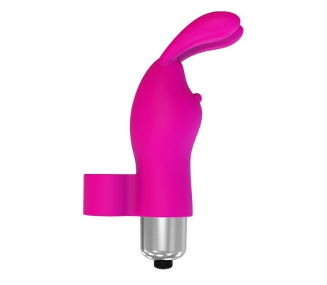 Fingyhop Bala Vibradora con Conejito Silicona Rosa