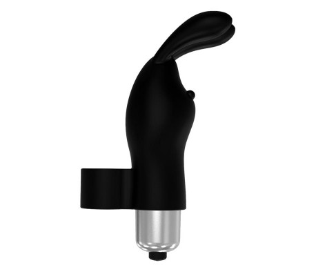 Fingyhop Bala Vibradora con Conejito Siicona Negro