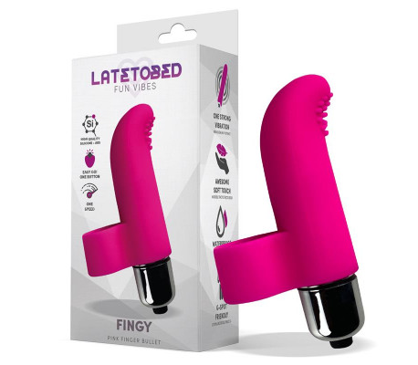 Fingy Bala Vibradora para el Dedo Silicona Rosa