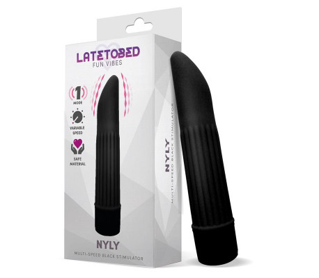 Nyly Estimulador Multi-Velocidad Negro