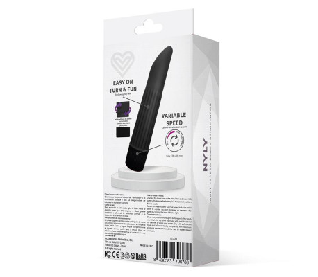 Nyly Estimulador Multi-Velocidad Negro