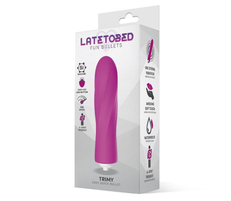 Trimy Bala Vibradora Easy Quick Silicona Rosa