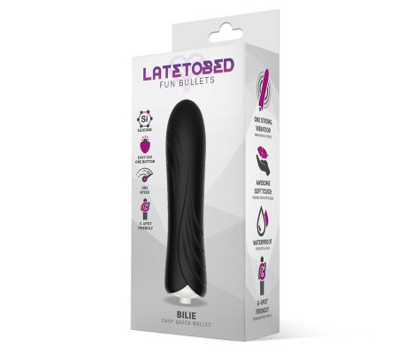 Bilie Bala Vibradora Easy Quick Silicona Negro