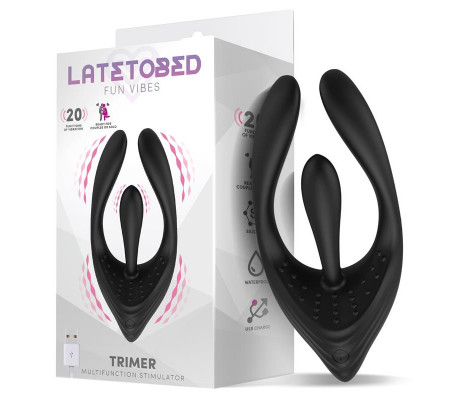Trimer Estimulador 3 Motores Flexible USB Silicona
